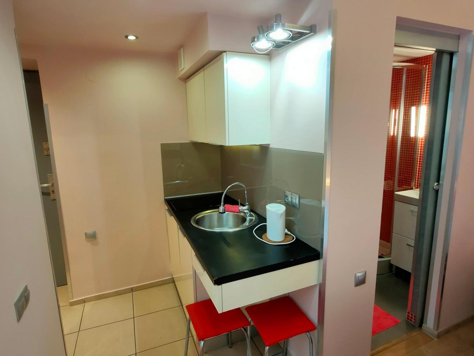 Mirror Pink Studio Apartment Krakau Exterior foto